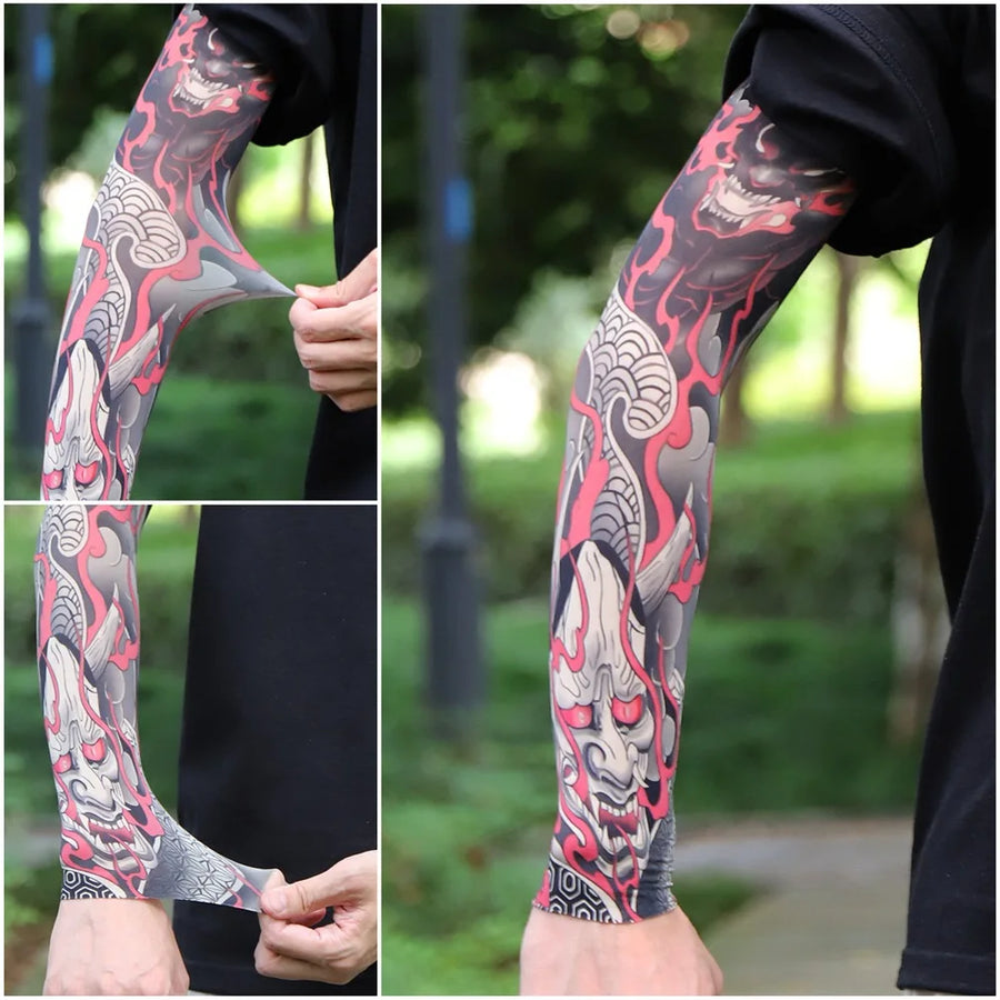 Manga de Brazo Tatuaje Japonés UPF50+